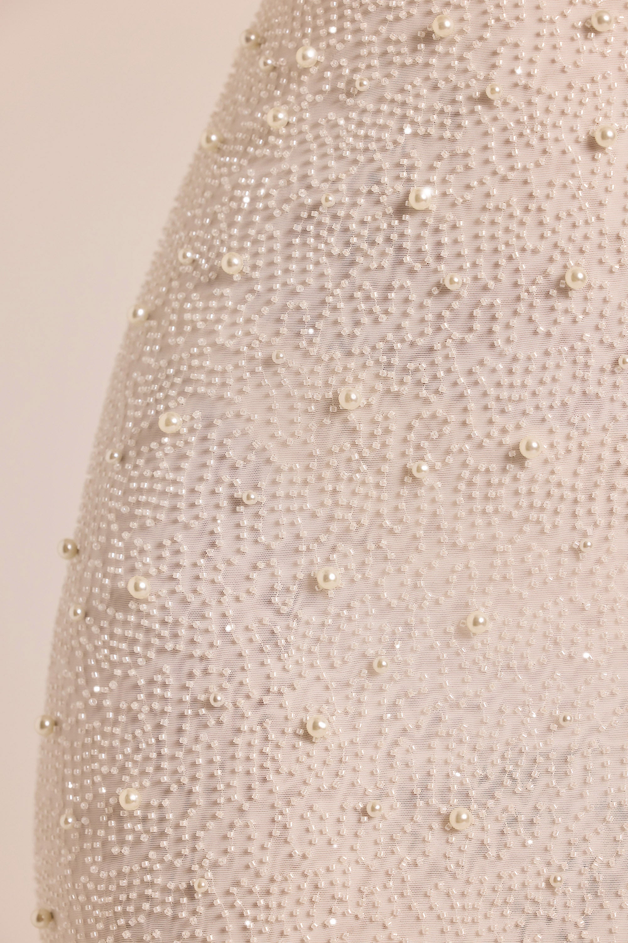 Embellished Long Sleeve Backless Maxi Dress in White
