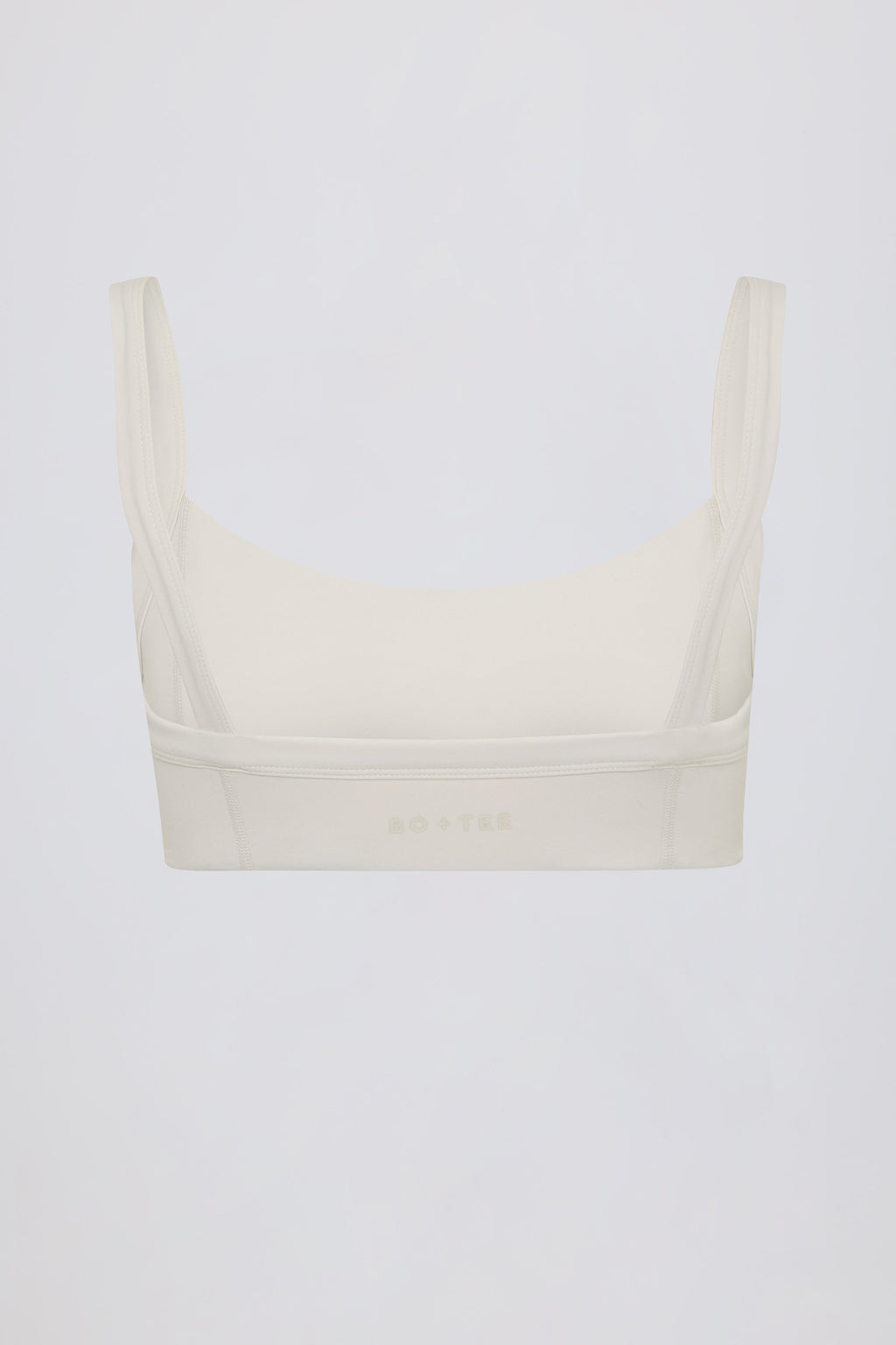 Soft Active Seam-Detail Sports Bra in Oat