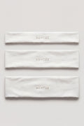 Soft Active Headband 3-Pack in Coconut